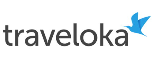 Logo of Traveloka, Southeast Asia’s leading flight booking platform is a customer of 8x8 SMS API