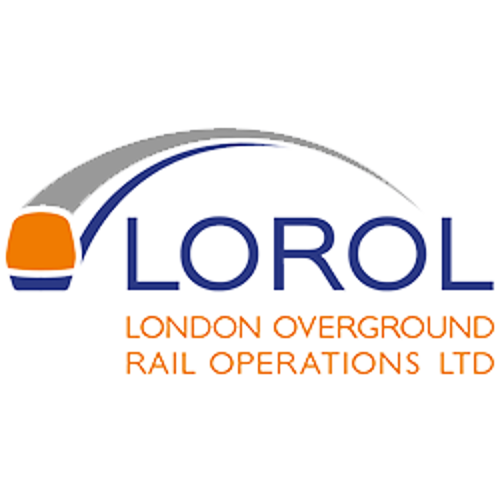 Logo for London Overground Rail Operations Ltd.