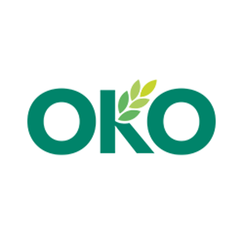 The logo of OKO, a customer of 8x8 WhatsApp Business in Africa