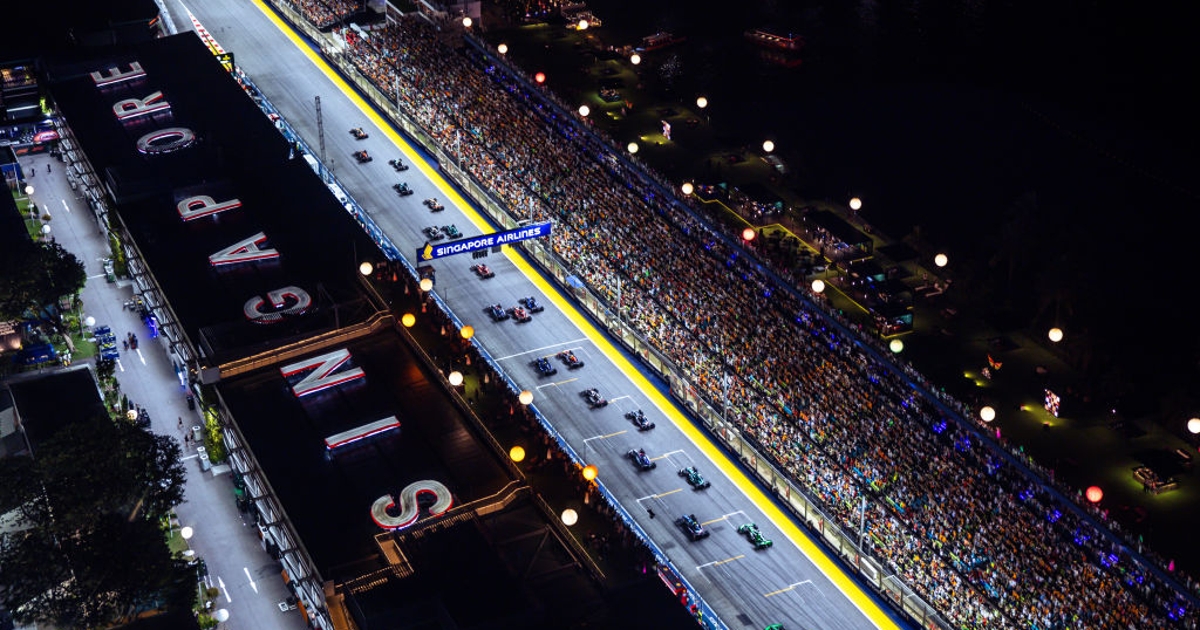 Lapping Singapore with Pierre Gasly Lapping Singapore with Pierre Gasly