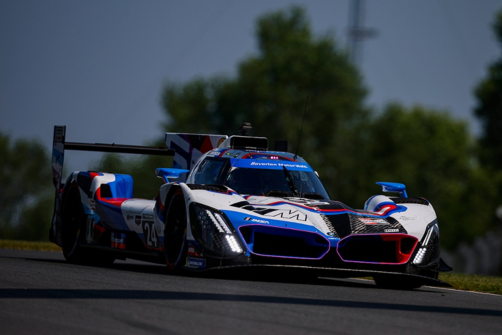 No. 24 BMW tops interrupted second practice at Road America