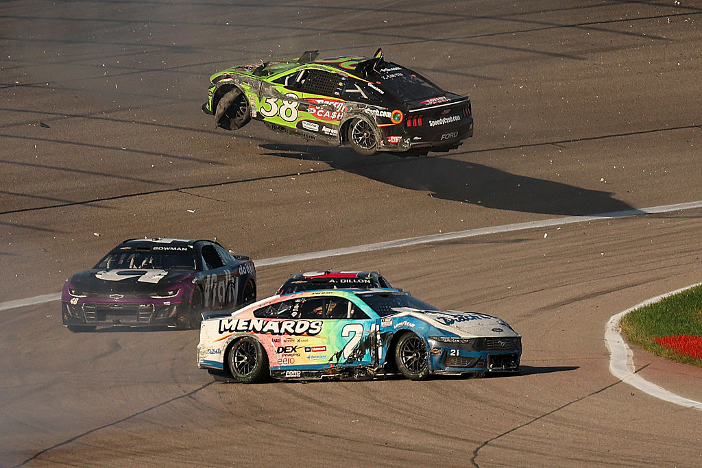 Smith goes for a tumble at Kansas but walks away unscathed