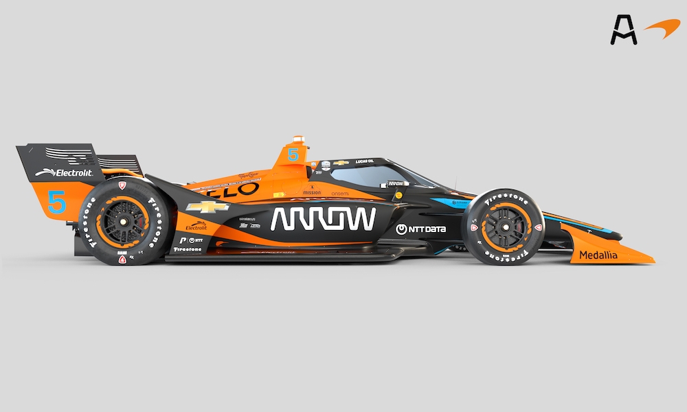 Pato O’Ward Arrow McLaren '23 IndyDriver Arrow McLaren reveals O'Ward's 2023 IndyCar paint scheme | RACER