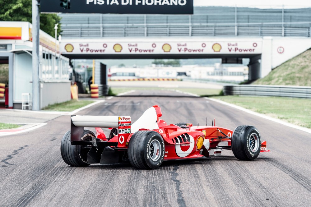 A record sale price for ex-Schumacher World Championship