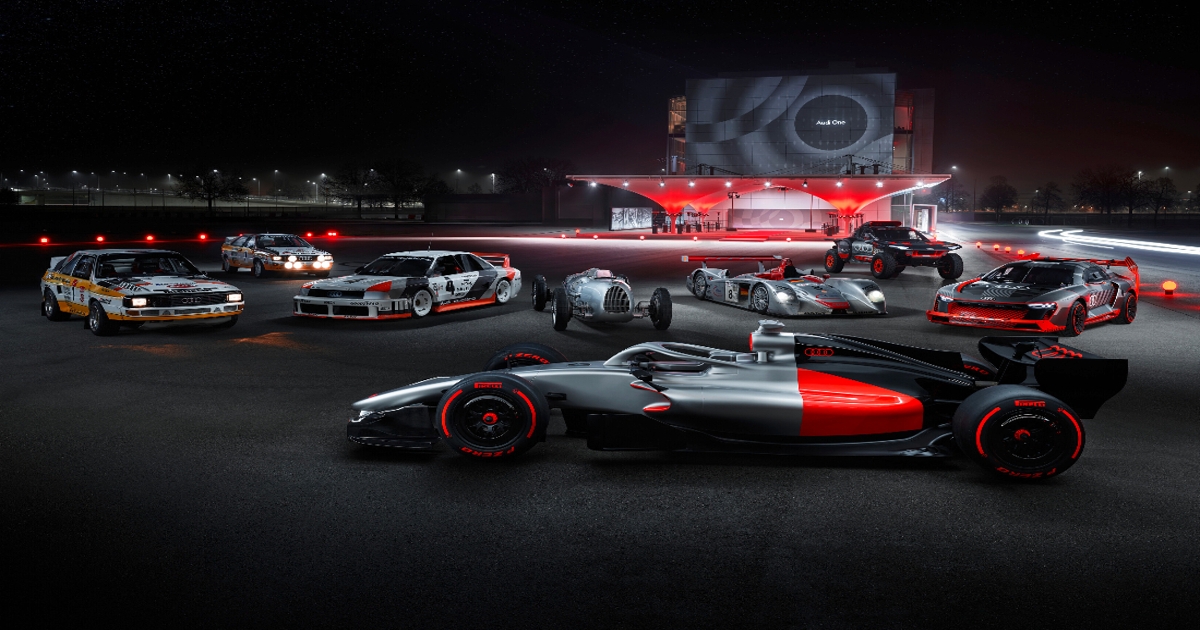 As its F1 future arrives, Audi leans on its history