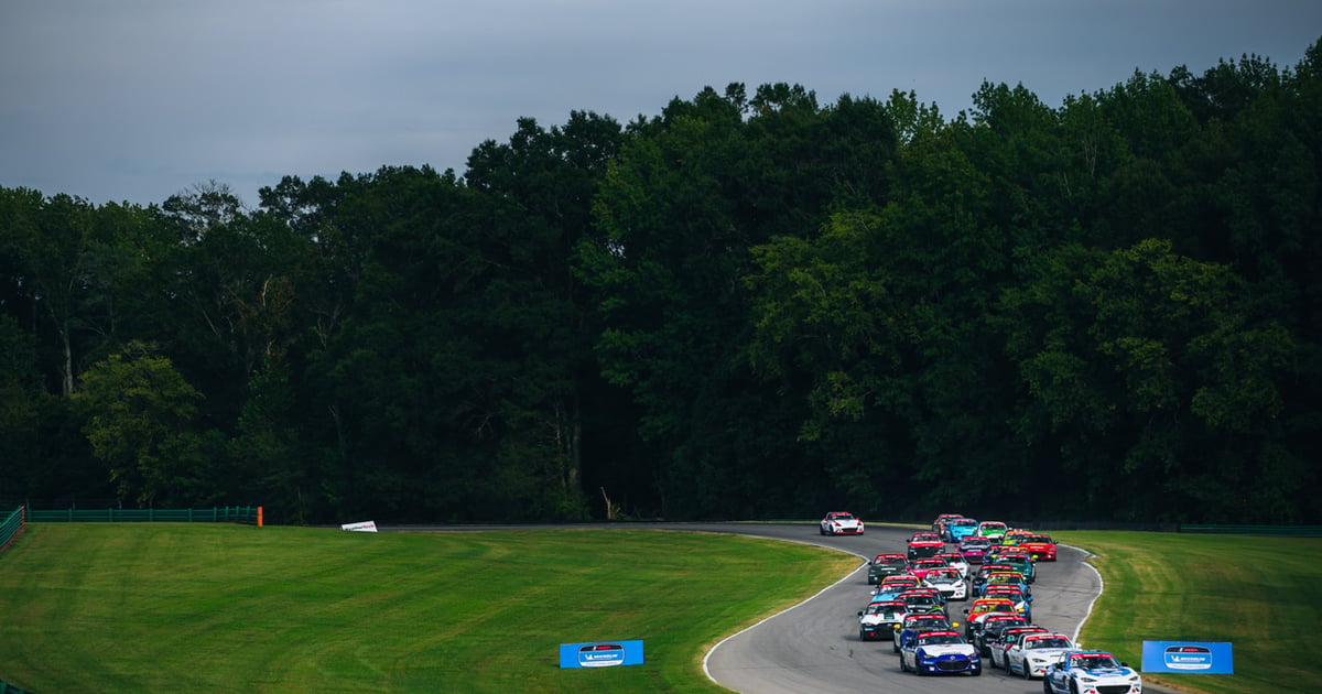 Fletcher times it perfectly to win MX-5 Cup Race 1 at VIR | RACER