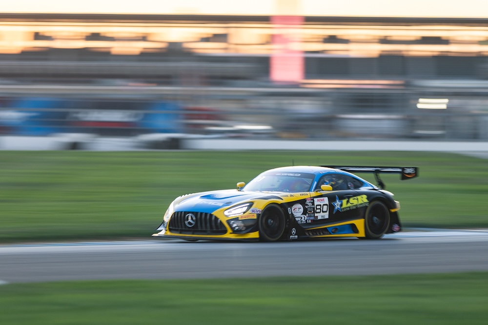 AMG tops Indianapolis 8 Hour Free Practice session as darkness falls