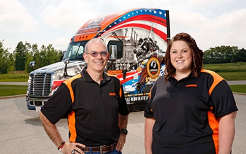 Schneider military recruiters