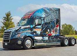 Get a close up view at Ride of Pride driver, Jeff Waggoner's truck