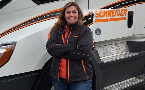 Women in Trucking leader Kris Maczollek