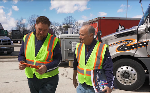 Schneider drivers Mike and Andrew find a successful partnership through Schneider's Team Matching Program.