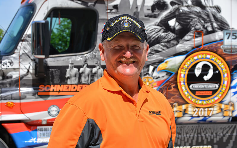David Buck with his 2018 Ride of Pride truck.