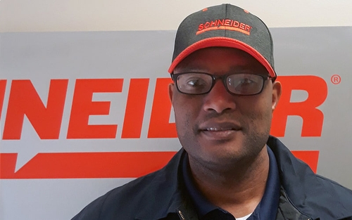 Headshot of Jon McCall at the Schneider facility in Reserve, La.
