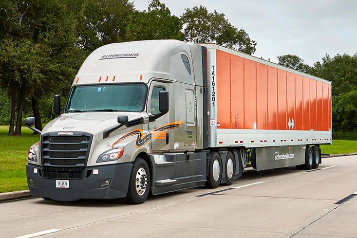 Schneider Van Truckload Part-Time Truck Driving Jobs