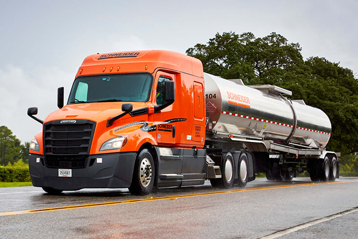 Schneider Dedicated Tanker Truck Driving Jobs