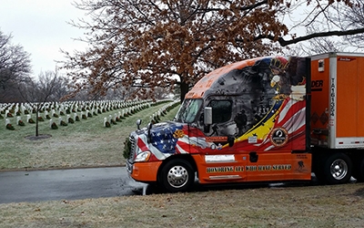 2016 Ride of Pride truck at Wreaths Across America