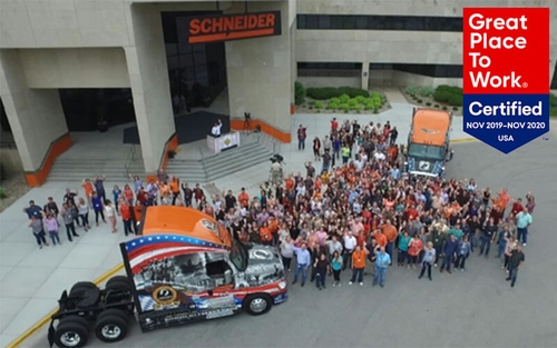 Schneider was certified as a 2019 Great Place to Work.