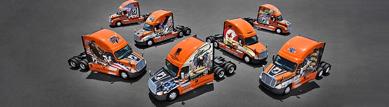 Schneider Ride of Pride Trucks