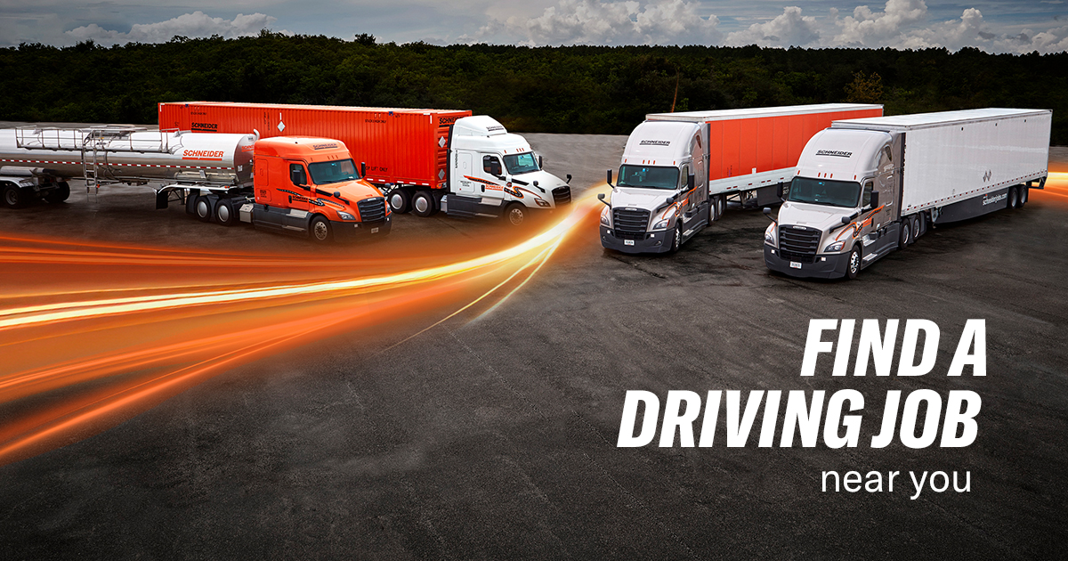 Find truck driving jobs near Mendota, IL | Schneider