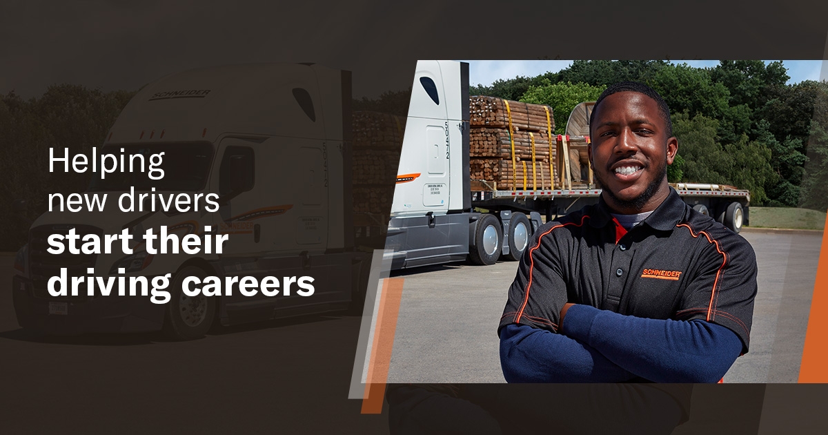 Inexperienced truck driving jobs Schneider