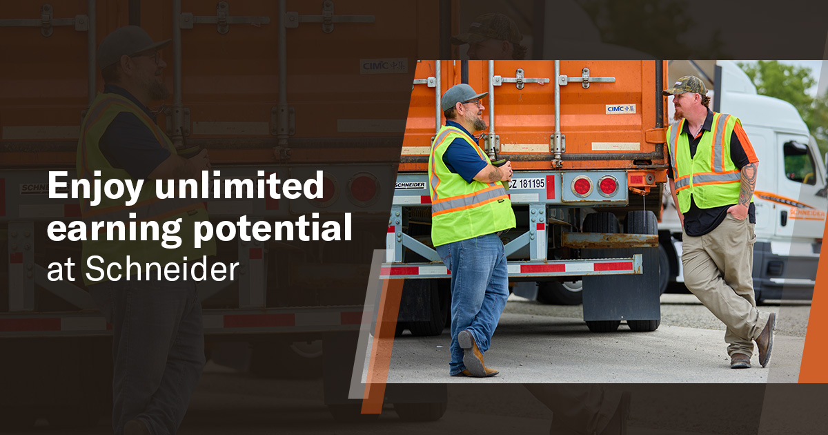Truck driver referral program | Schneider