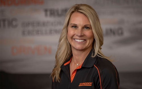 A headshot of Katie Justman, director of operations at Schneider.