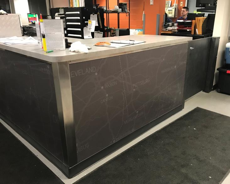 Remodeled Schneider Gary Facility Front Desk