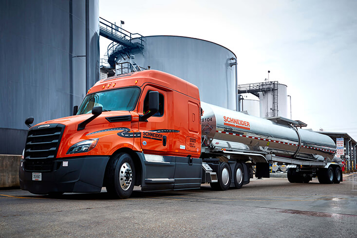 Schneider Regional Tanker Truck Driving Jobs
