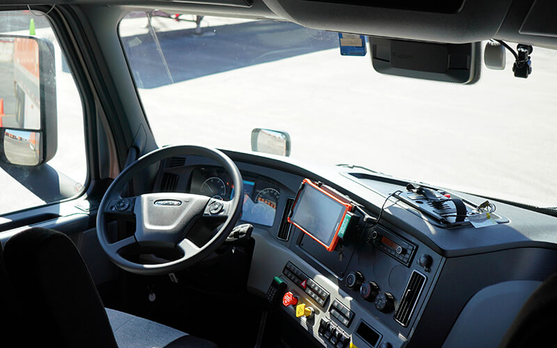 freightliner truck interior