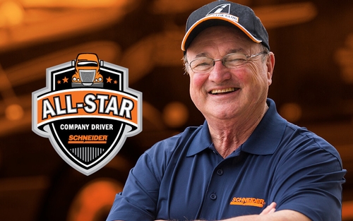 Schneider All-Star Company Driver Bob Wyatt.