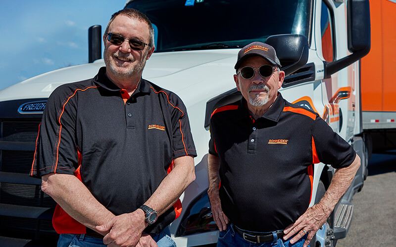 New Schneider Team driver pay increase and Team fleet expansion.