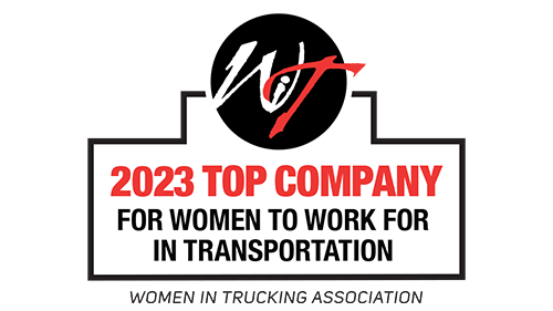 Women in Trucking 2023 Top Company for Women to Work in Transportation logo