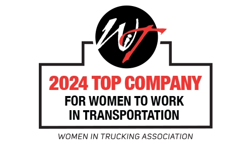 Women in Trucking 2024 Top Company for Women to Work in Transportation logo