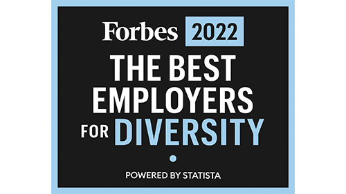 2022 Forbes Best Employer for Diversity logo