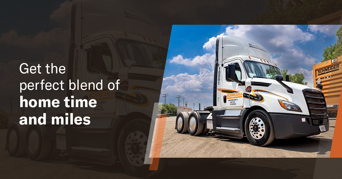 Local truck driving jobs Schneider