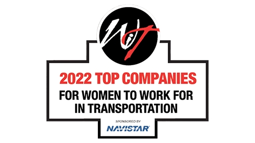 2022 Women in Trucking Top Companies for Women in Transportation logo