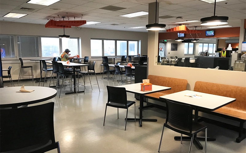 Remodeled Schneider Gary Facility Cafeteria