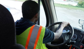 Schneider inexperienced orientation for truck drivers