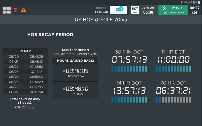 Truck Driver Hours of Service