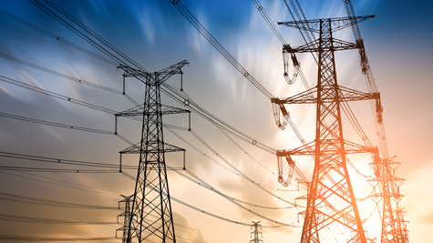 Electric distribution towers