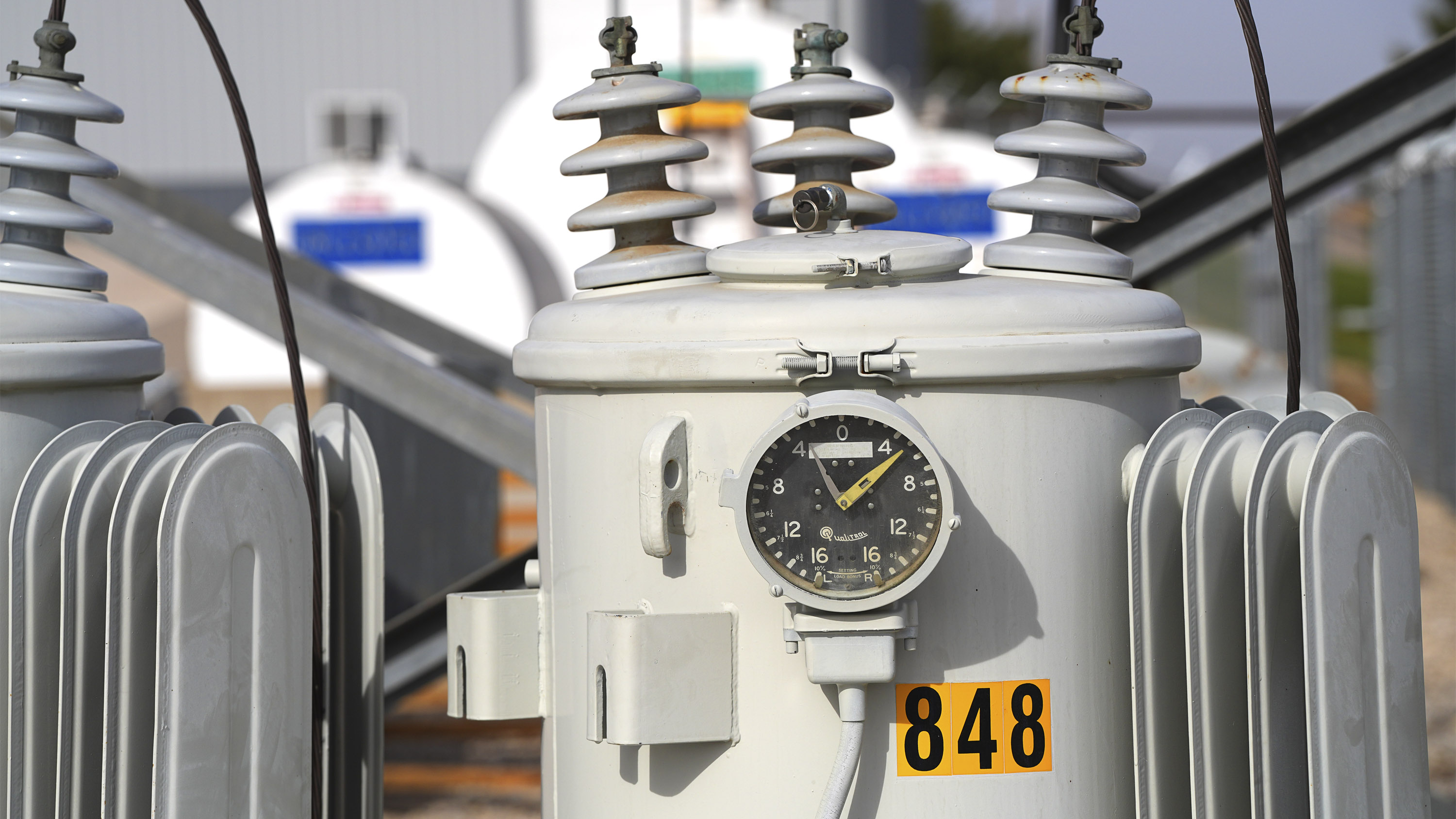 Power equipment at an electrical substation