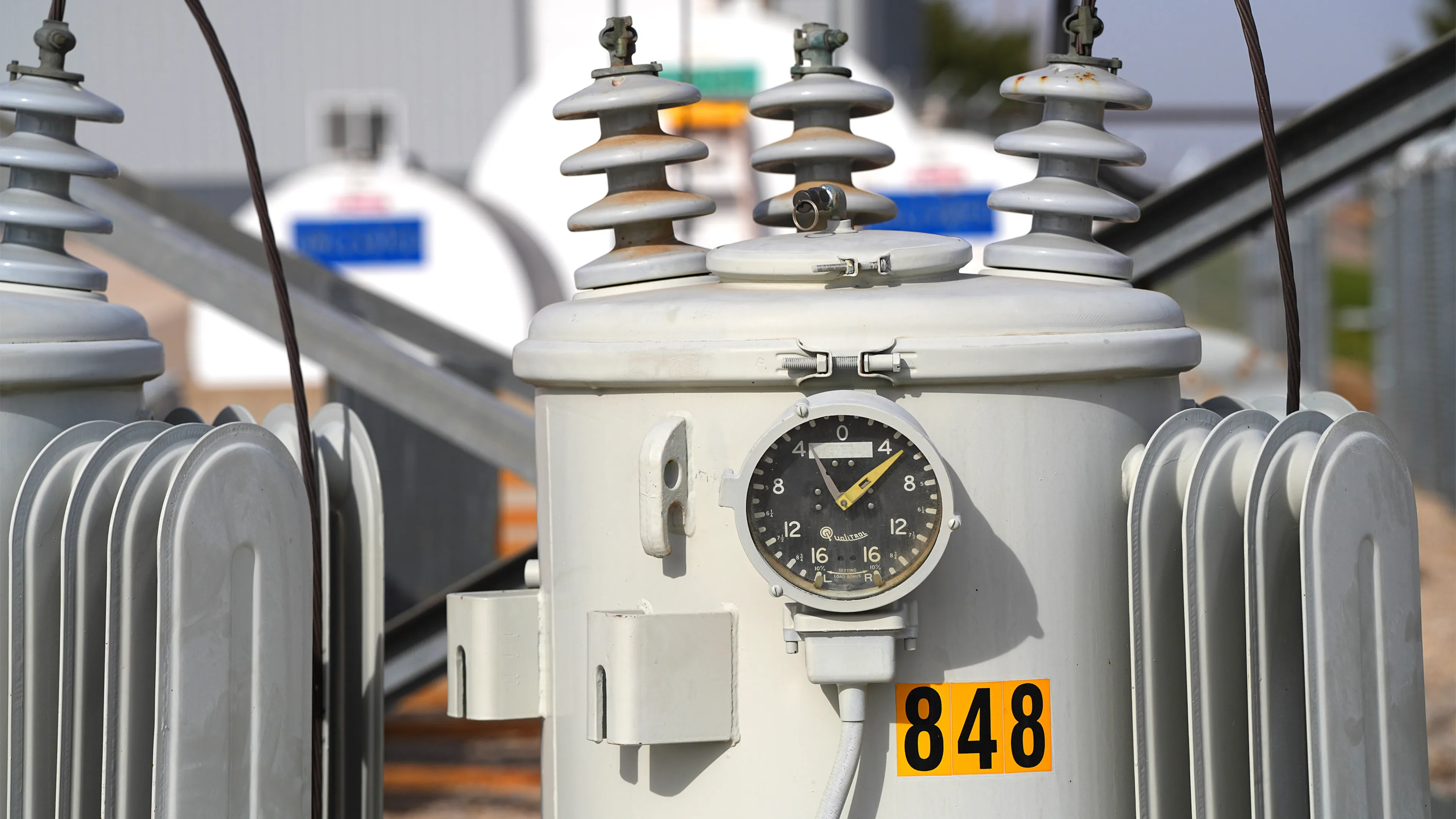 Power equipment at an electrical substation