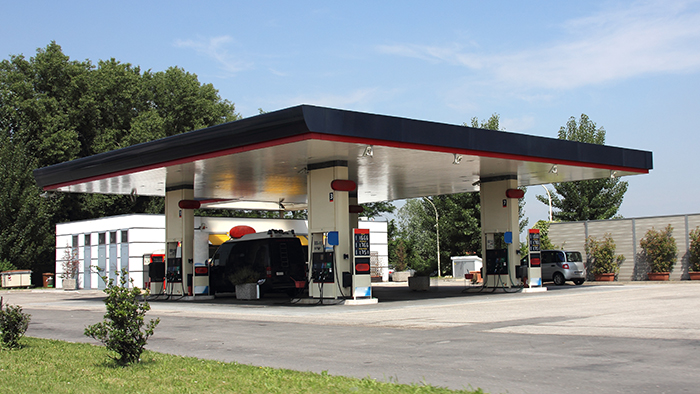 Gas station and convenience store