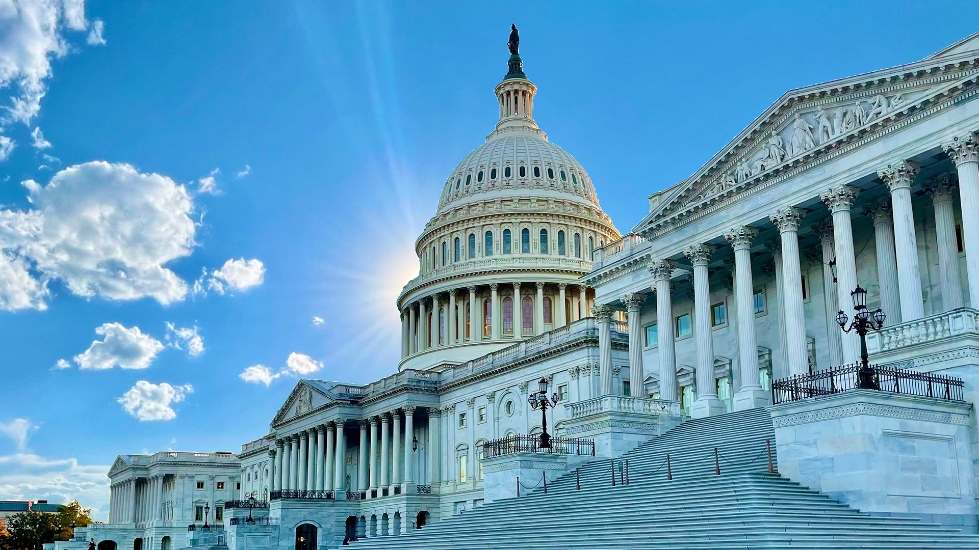 The Capitol building in Washington, DC