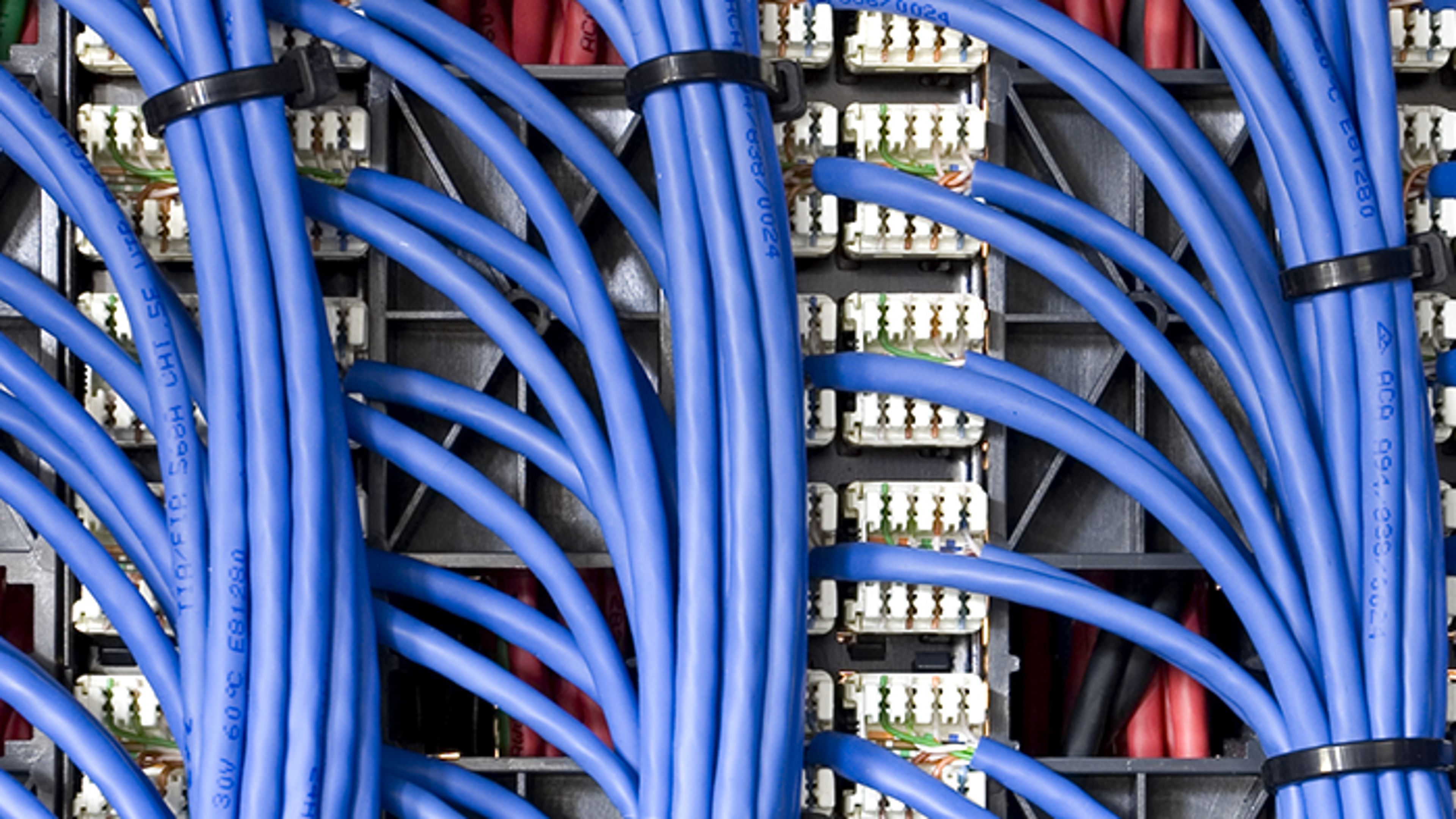 Cables in a data center