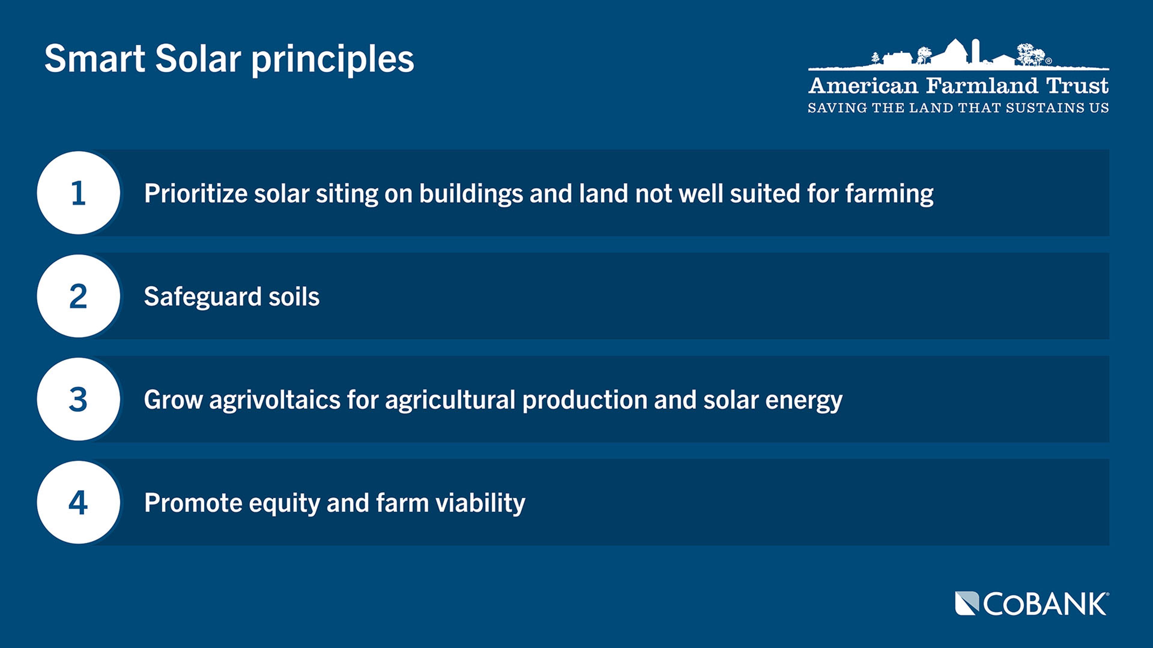 Smart solar principles