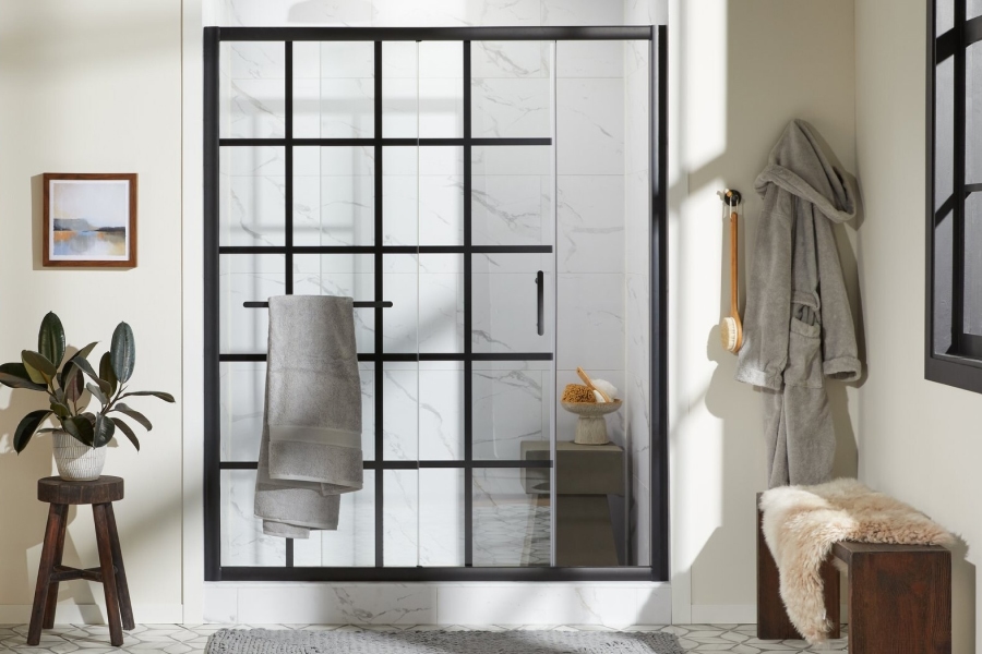 Shower with a Shower Caddie