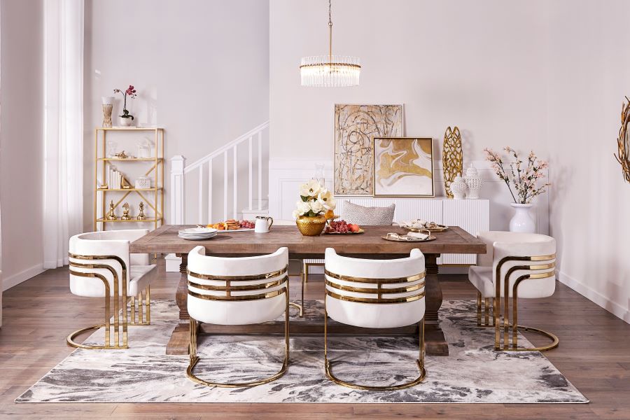 Contemporary Metal Dining Chairs