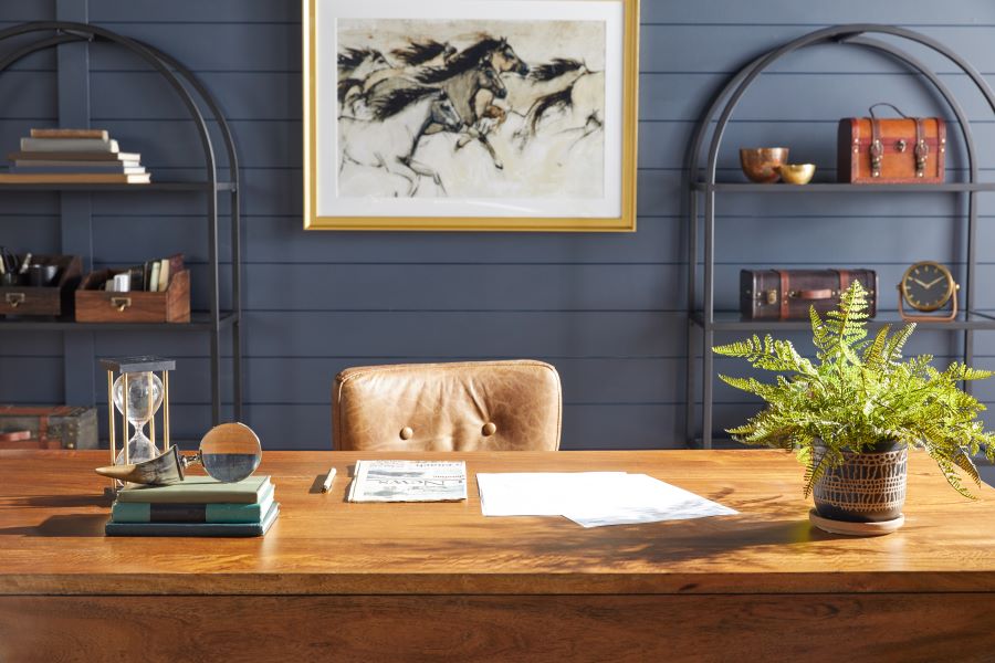 Desk with Paperwork