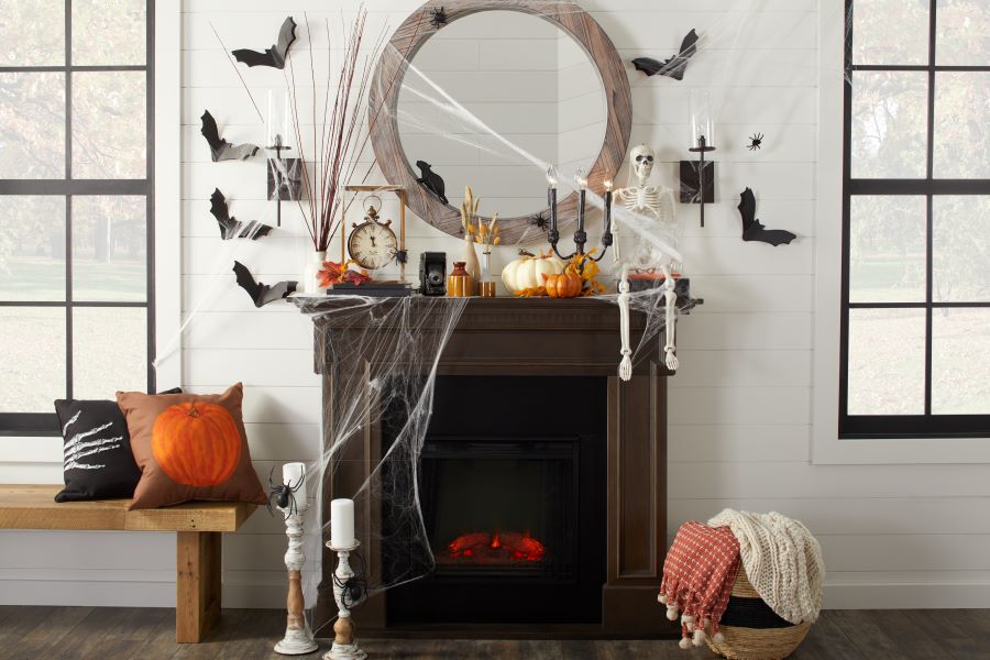 Halloween Mantle Decor